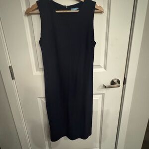 J. McLaughlin Elegant Navy Midi Dress